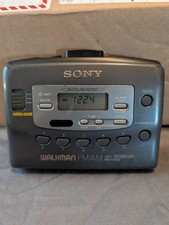 Sony Walkman WM-FX405 AM/FM Cassette Player, working, NEW BELT, reconditioned