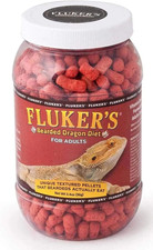 Fluker's Adult Bearded Dragon Pellet Food High Protein 3.4 Oz