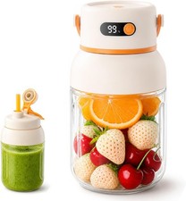 Portable Wireless Juicer Cup, 2026 Upgraded Electric Juicer Cup with 38-Blades
