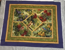 Wall Hanging Birds Sanctuary by Rosemary Millette Spring Creative Products 1 yd