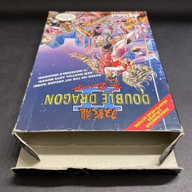 🔥Double Dragon II 2 The Revenge completo di scatola CIB con poster! Nintendo NES 1990