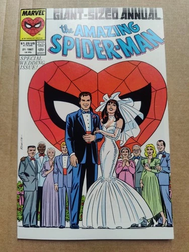 Marvel The Amazing Spider-Man Annual #21 Wedding VF/NM Peter Parker Variant (3)