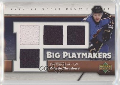 2007-08 Upper Deck Big Playmakers Jersey /50 Ilya Kovalchuk #BP-IK 2d8