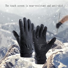 Winter Cycling Gloves Touch Screen Warm Bike Gloves for Men  Women