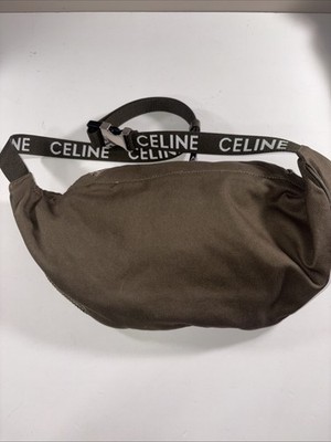 Celine Trekking Belt Bag Canvas Khaki Waist Pack New | eBay