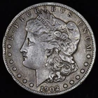1902-S $1 MORGAN SILVER DOLLAR  VF VERY FINE DETAILS  COIN 23Y ◢TRUSTED◣