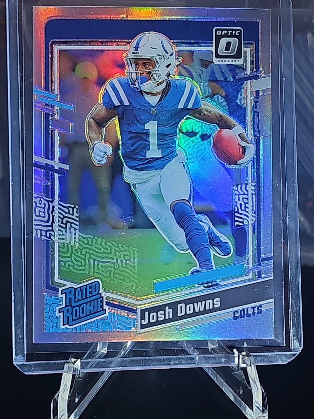 2023 Panini Donruss Optic - Rated Rookie Josh Downs #248 Holo Prizm (RC)