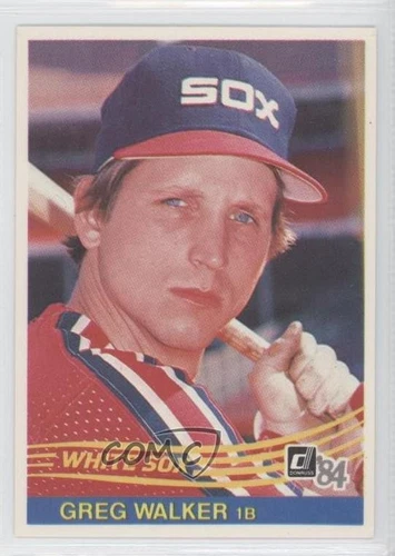 1984 Donruss Greg Walker #609 Rookie RC