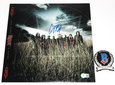 COREY TAYLOR SIGNED SLIPKNOT ALL HOPE IS GONE ALBUM 12x12 PHOTO BECKETT COA BAS