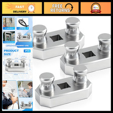 3 Pcs Cable Bending Tool Set for 1/2'' Ratchet - Durable Silver Connectors