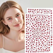 Temporary Face Body Jewels 650Pcs Self Adhesive Rhinestone Gems Glitter Diamonds