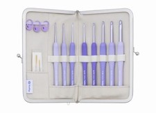 Tulip ETIMO Murasaki Crochet Hook Set TEM-001 with Cushion Grip Japan New