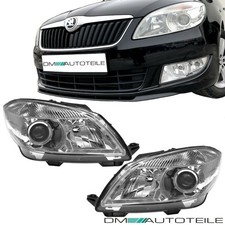 Skoda Roomster Fabia 5J (542) Facelift Scheinwerfer SET H7/H7 10-15 mit Motor