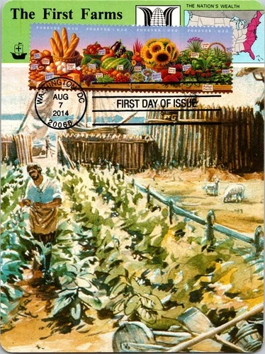 Dr Jim Stamps Maximum Card Farmers Market 4V Strip Forever Fdc