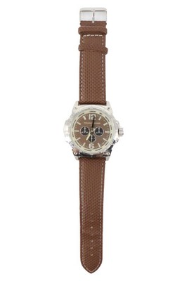 Vuillemin Regnier Herren Armbanduhr Braun Leder Klassisch Elegant