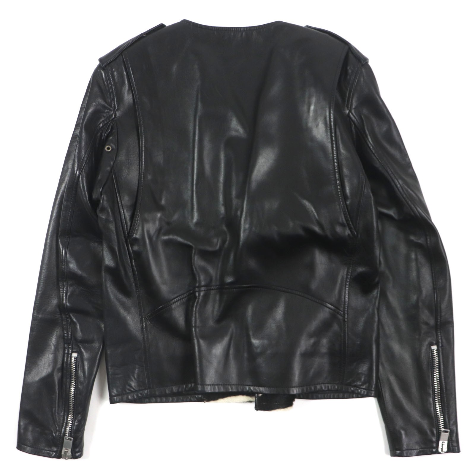 Interruttore Saint Laurent Paris pelle di pecora modello zebrato Eddy taglia 46