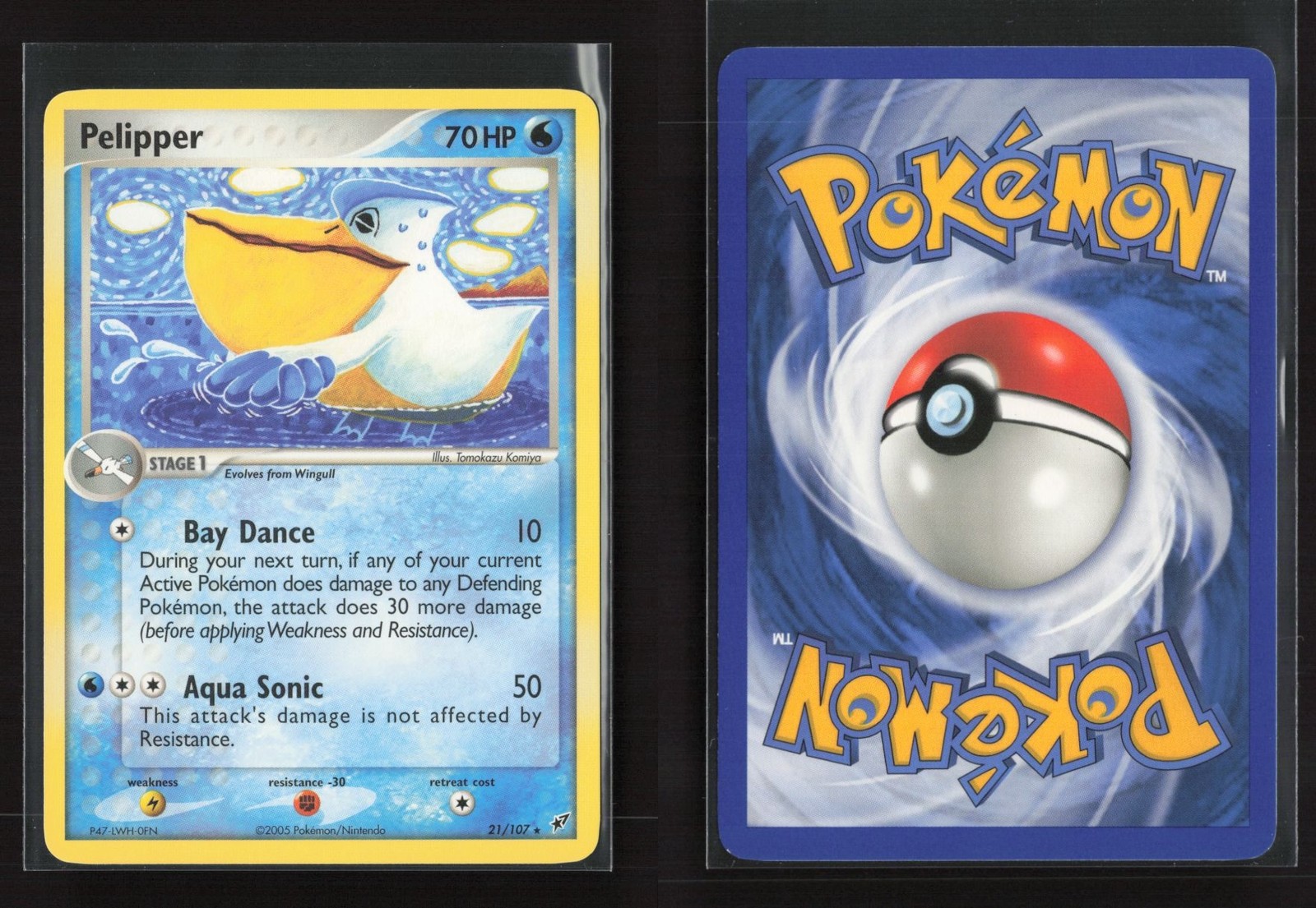 Pelipper 21/107 Rare Deoxys Pokemon NM