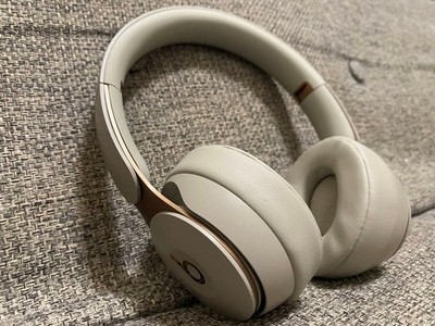Good condition Beats Solo Pro Gray wireless headphones