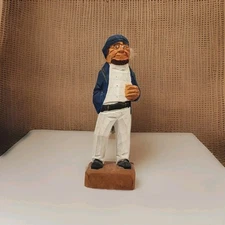 Fitz And Floyd Nautical Figurine Hand Carved Captain Sailor Fisherman VTG 8"