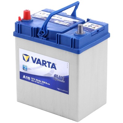 VARTA BLUE Dynamic A15 Starterbatterie 12V 40Ah 330A/EN B00 B19 Batterie