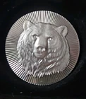 Scottsdale Mint 1 oz Silver STACKER® - Grizzly Bear 999 Fine Silver!