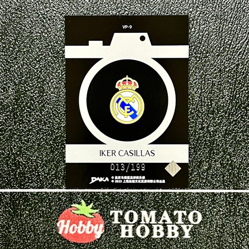 DAKA TOP AUDIENCE 2024-25 IKER CASILLAS /199 PINK REFRACTOR LEGENDS REAL MADRID - Picture 2 of 2
