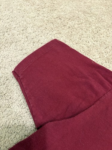 Vintage 80s Collegiate Pacific Iowa State Foresters Burgundy T-Shirt Sz Medium - Picture 6 of 6