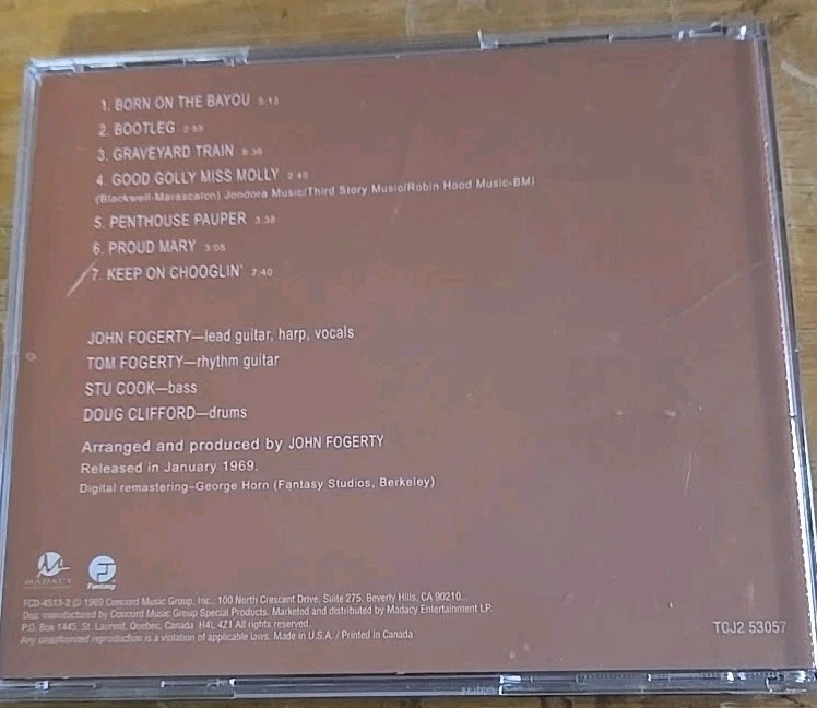 Bayou Country [ремастер] от Creedence Clearwater Revival (CD, июнь-2000, фэнтези) - Изображение 2 из 4