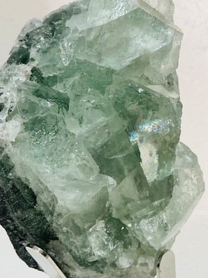 Grüner Fluorit Cluster Glasige Kubikformation 448g Xianghualing Mine Hunan China