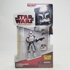 Star Wars The Clone Wars Commander Ponds 2009 Hasbro  WC