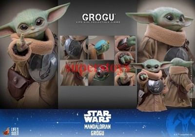 Presale Hot Toys LMS016 1/1 Star Wars The Mandalorian Grogu Life