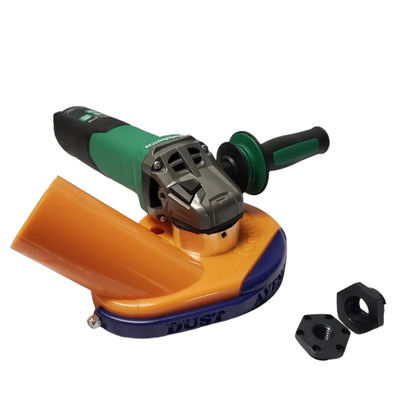 Dustless Handheld Concrete Surface Grinder - Metabo HPT 15-125HT Angle Grinder