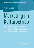 Nils H. GröPpel | Marketing Im Kulturbetrieb | Taschenbuch | Deutsch (2019) | Xi