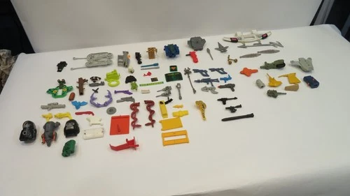 Vintage Mixed Lot MOTU/TMNT/GI Joe/Power Rangers/G1 Transformers Parts & Pieces