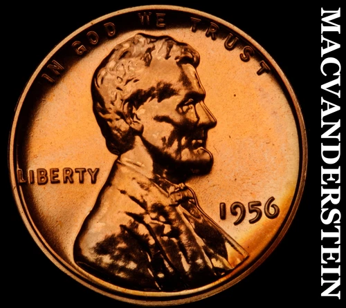 1956 Lincoln Wheat Cent- Choice Gem Proof Luster No Reserve #J4289