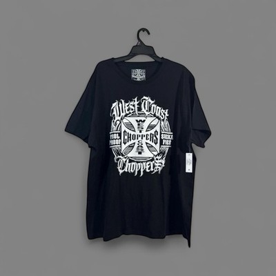West Coast Choppers Black T-Shirt Original Licensed Extra Large  2XL NWT