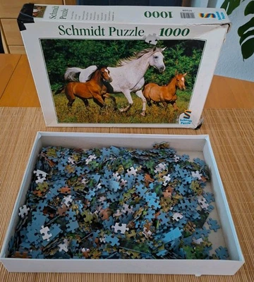 Schmidt: Puzzle "Pferde" 1000 Teile - Bild 1 von 4