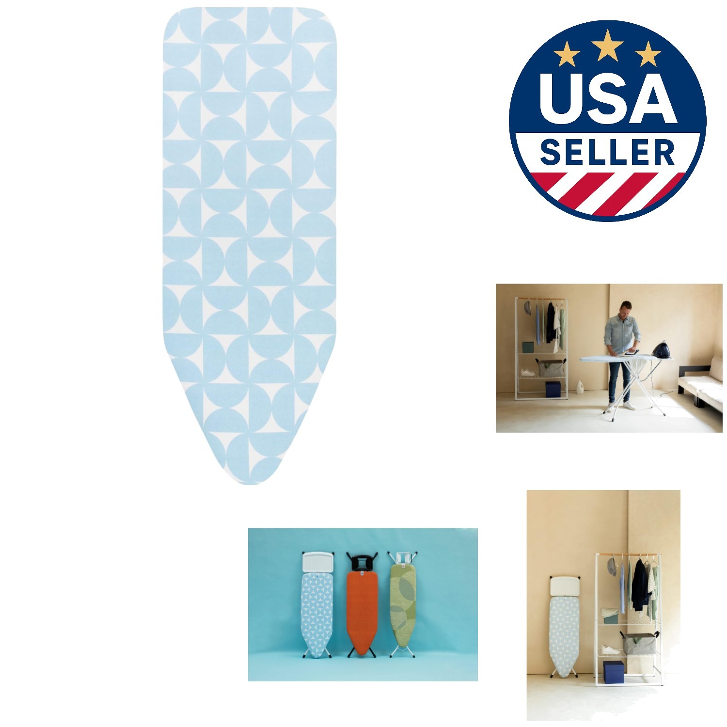 Ing Board Cover -  Cotton Easy-fit Design