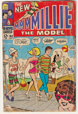 Millie The Model # 162 (1.8) 9/1968 Marvel 12c Silver-Age Teen Romance Comic