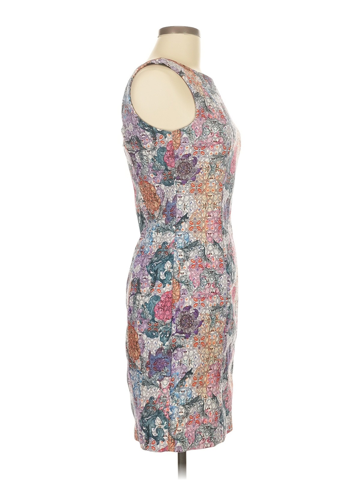 H&M Women Gray Cocktail Dress 8 thumbnail 3