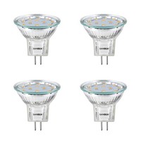 LED Leuchtmittel MR11 GU4 Bi-Pin 3000K 120° Abstrahlwinkel 4 StüCk 12V 3W Ersatz