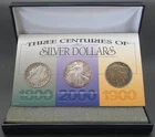 US SILVER DOLLAR LOT MORGAN PEACE AMERICAN EAGLE 90% & .999 PURE COINS NR!