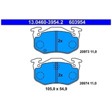 Satz Bremsbeläge Bremsklötze hinten für Peugeot 306 7A 7B 7E 7D 309 1 id83036
