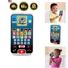 Kids Learning Phone Black Educational Toy Phones for Toddlers 2 5