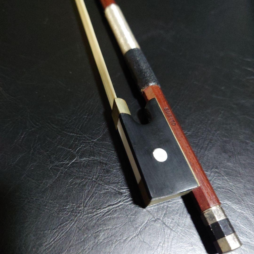 Violin Bow 4/4 T.SUGITO Stamp by Takeshi Sugito Japan Used