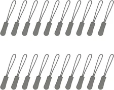 20 PCS Replacement Zipper Pulls, Strong Nylon Cord Extension Zipper, Zipper Pull