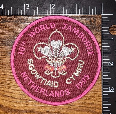 18th World Jamboree Sgowtiaid Cymru Netherlands 1995 BSA Patch