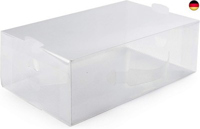 Compactor Home Speichermedium PP Faltbare Schuh Box, transparent