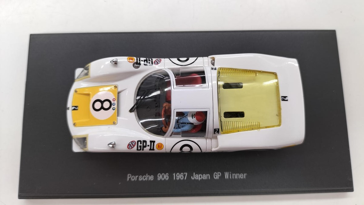 ミニカー EBBRO Porsche 906 Amazon.co.jp: EBBRO 1/43 Porsche 906 Japan GP 1968 White