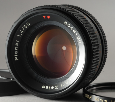 US Stock Mint Contax Carl Zeiss Planar T* 50mm F/1.4 AEJ Lens